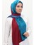 Karaca Üç Renkli Şal 81049-09 Indigo Bordo Petrol 1