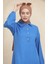 Gömlek Yaka Tunik Pantolon Ikili Takım 1003-01 Mavi 4