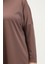 Yarasa Kol Sade Tunik 8682-01 Kahverengi 4