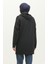 Kapüşonlu Sweatshirt 23078-01 Siyah Antrasit 5