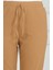Beli Lastikli Pantolon 0498-01 Sütlü Kahve 3