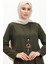 Kolyeli Tunik 2323-03 Haki 3