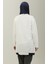 Sıfır Yaka Sweatshirt 23086-04 Ekru 5