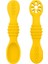 2'li Paket Sevimli Bebek Öğrenme Kaşığı Sofra Seti Gıda Sınıfı Yapışkan Kaşık Çocuk Eğitim Besleme (Yurt Dışından) 1