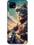 Realme C21 Uyumlu Motosiklet Kedisi Desenli Silikon Kılıf 1