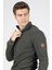Luke Erkek Dik Yaka Sweatshirt Haki 4