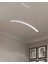 Luna (Gri Kasa, Beyaz Işık) Ledli Modern Sarkıt Linear LED Avize Salon Mutfak Oturma Odası Yatak Odası Antre Hol LED 2