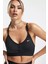 Dri Fit Indy V Neck Light Support Womens Bra Black Kadın Sporcu Sütyeni Siyah 1