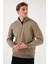 Pamuklu Regular Fit Yarım Fermuarlı Dik Yaka Sweat Erkek Sweat 59052592 3