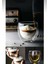 2 Adet - Çift Cidarlı Şeffaf Espresso Cam Bardak 250ML Ofis Ev Kahve 1