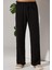 Double Face Relax Siyah Unisex Pantolon 1