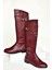 T848443409 Bordo Klasik Kadın Çizme 5