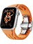 Apple Watch 10 46MM Metal Silikon Kordon Ayarlanabilir Kayış Tokalı Klipsli Stainless 42-44-45-49MM 1