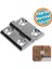 Mobilya Dolap Kapak Hobi Menteşesi Metal Krom 5 cm x 5 cm Kare Yaprak Menteşe 1 Adet 1