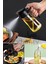 3 Adet Çift Fonksiyonlu Yağdanlık 450ML Zeytinyağı Sıvıyağ Cam Şişe Sprey Airfryer Yağlık Sirkelik 3