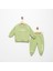 Erkek Bebek Baskılı Çivit 6 Ay Pamuklu Şardonlu 3 Ip Sweatshırt Jogger Takım FV-15833CIV06A 1