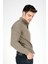 Luke Erkek Dik Yaka Sweatshirt Vizon 3