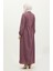 Fermuarlı Ferace 0569-09 Lila 5