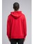 Faust Erkek Kapüşonlu Sweatshirt Kırmızı 3