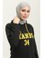 Kapüşonlu Sweatshirt 23107-02 Siyah Gold 3