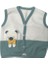 Ayıcıklı Lüx Kapitone Yelek - Su Yeşili 1