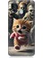 Samsung Galaxy A30 Uyumlu Kedi ve Zombiler Desenli Silikon Kılıf 1