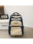 Sırt Çantası Erkek Moda Sokak Markası Renk Eşleştirme Seyahat Açık Iş Giysisi Sırt Çantası Kadın Üniversite Öğrencisi Tasarım Okul Çantası (Yurt Dışından) 1