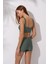 Şortlu Toparlayıcı Bra Bikini Takım Haki 241247 2