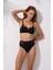 Askılı V Tüllü Bikini Takım Siyah 241271 1