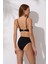 Askılı V Tüllü Bikini Takım Siyah 241271 2