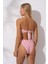 Halka Aksesuarlu Straplez Bikini Takım Desenli 241219 2
