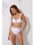 Askılı V Tüllü Bikini Takım Beyaz 241271 1