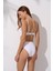 Askılı V Tüllü Bikini Takım Beyaz 241271 2