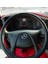 Dikişli Direksiyon Kılıfı Damarlı Deri Kırmızı Dikişli Mercedes Uyumlu Kamyon Tır Otobüs 1