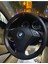 Dikişli Direksiyon Kılıfı Noktalı Nubuk Kırmızı Yüzük Kırmızı Dikiş Bmw Için 1