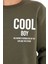 Cool Boy Baskılı Haki Renk Erkek Çocuk Sweat 3