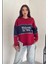 Welcome 80S Yazılı Bisiklet Yaka 3 Iplik Kadın Sweatshirt 5