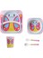Imebaby 5 Parçalı Bambu Sofra Takımı, Bambu Kase, Bebek Besleme Tabağı, Yaratıcı Karikatür Çocuk Kasesi/bardağı, Çatal ve Kaşık Hediye Seti (Yurt Dışından) 1