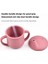 100% Gıda Sınıfı Besleme Drinkware Çift Saplı Sızdırmaz Çocuk Öğrenme Içme Bardağı Bpa Içermeyen Yürümeye Başlayan Su Şişesi (Yurt Dışından) 3