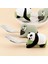 Lofca Panda Bebek Kaşık Tembel Hayvan Çatal Besleme Yemek Yemeyi Öğrenme Çocuk Sofra Takımı Bpa Içermez (Yurt Dışından) 2