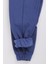Lastikli Içi Polarlı Cepli Rahat Çocuk Eşofman Altı Indigo 3