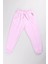 Lastikli Içi Polarlı Cepli Rahat Çocuk Eşofman Altı Pembe 2