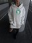 Üç Iplik Penye Uzun Kol Kapşonlu Sweatshirt - Beyaz 4