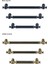 Calisto Kulp Siyah Renkli 320 mm 3'lü Paket 2