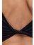 Sırt Dekolteli Polyamid Kumaştan Crop Top 4