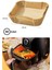 Tekno Trust ® 100 Adet Air Fryer Pişirme Kağıdı Tek Kullanımlık Yağ Geçirmez Kağıt Kare Tabak Model 5