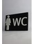 Kadın Wc - 3 Boyutlu Tabela 20CM x 13CM x 1.5cm 3