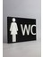 Kadın Wc - 3 Boyutlu Tabela 20CM x 13CM x 1.5cm 4