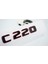 C 220 Bagaj Kırmızı Siyah Abs Yazı Logo Benz Ile Uyumlu 1
