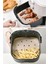 Tekno Trust Yanmaz Delikli 100 Li Air Fryer Pişirme Kağıdı Tek Kullanımlık Yağlı Kağıt Kare Delikli ve Tabak 3